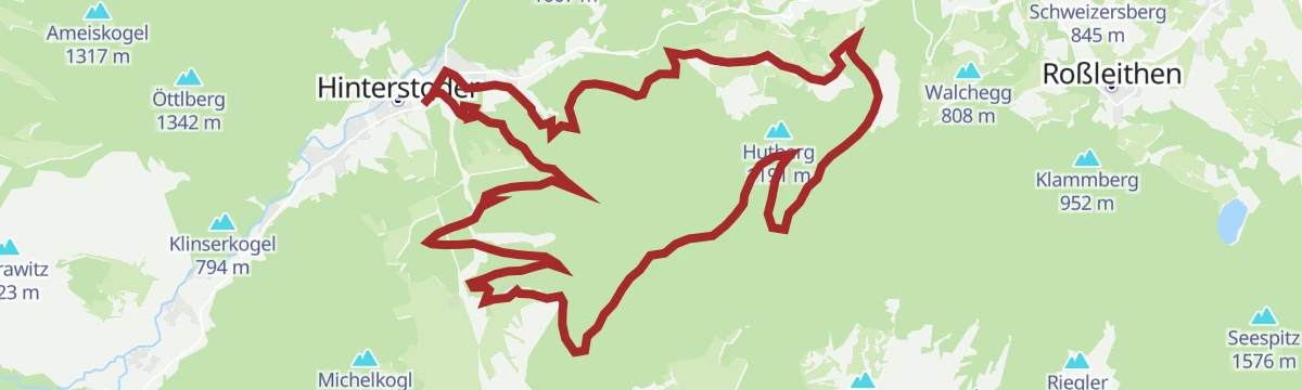 Route map: Hinterstoder Höss Mountainbike Tour MTB3